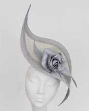 Stunning Sidesweep Headpiece with Sinamay Roses